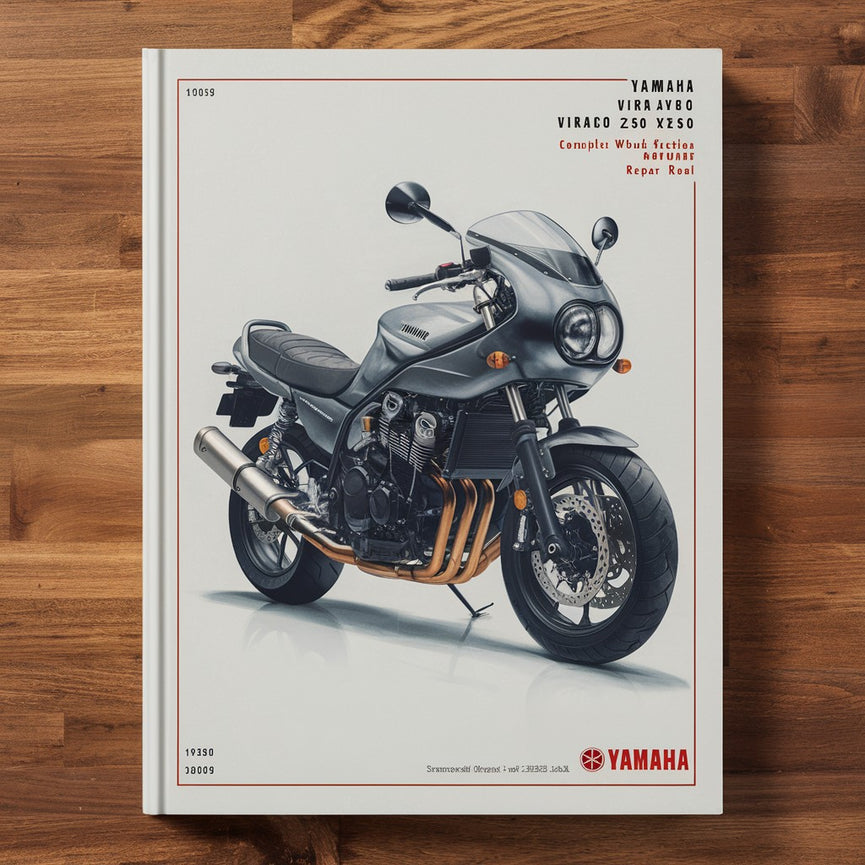 Manual completo de reparación y servicio de taller de Yamaha Virago 250 XV250 1988 1989 1990 1991 1992 1993 1994 1995 1996 1997 1998 1999 2000 2001 2002 2003 2004 2005 2006 2007 2008 2009