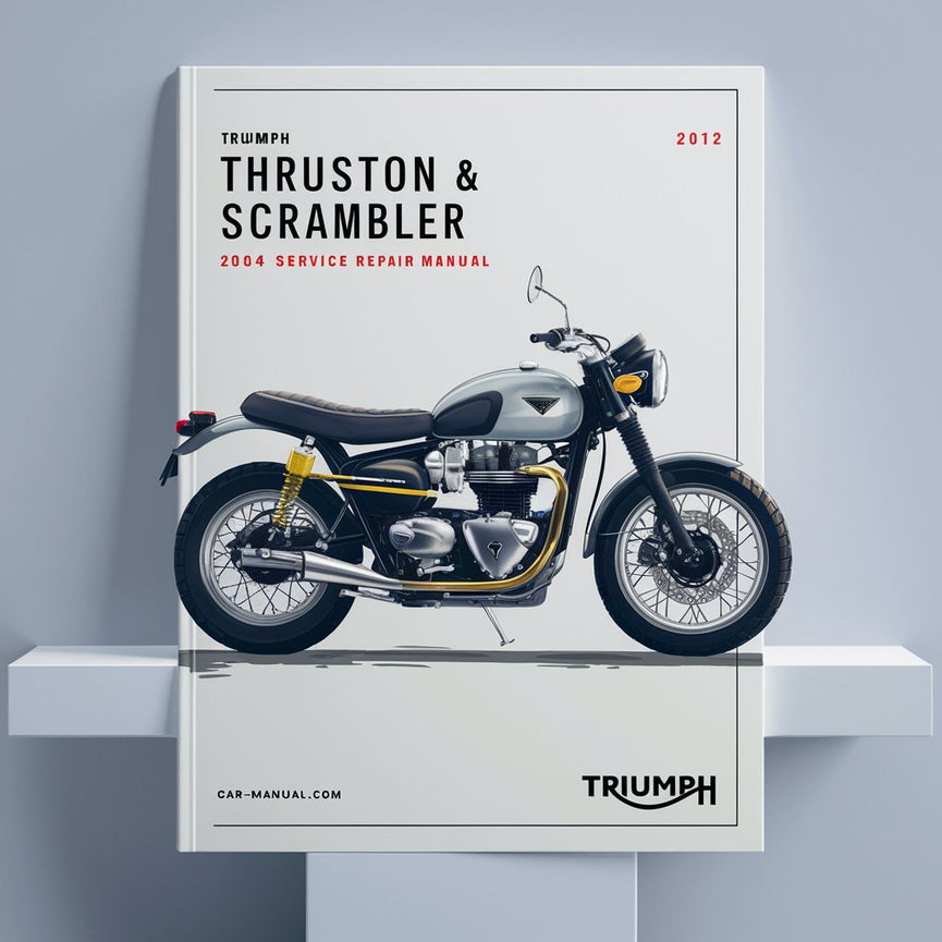 Manual de servicio de Triumph Thruxton y Scrambler 2004-2012