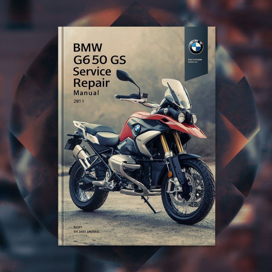 Manual de servicio y reparación de la BMW G650 GS