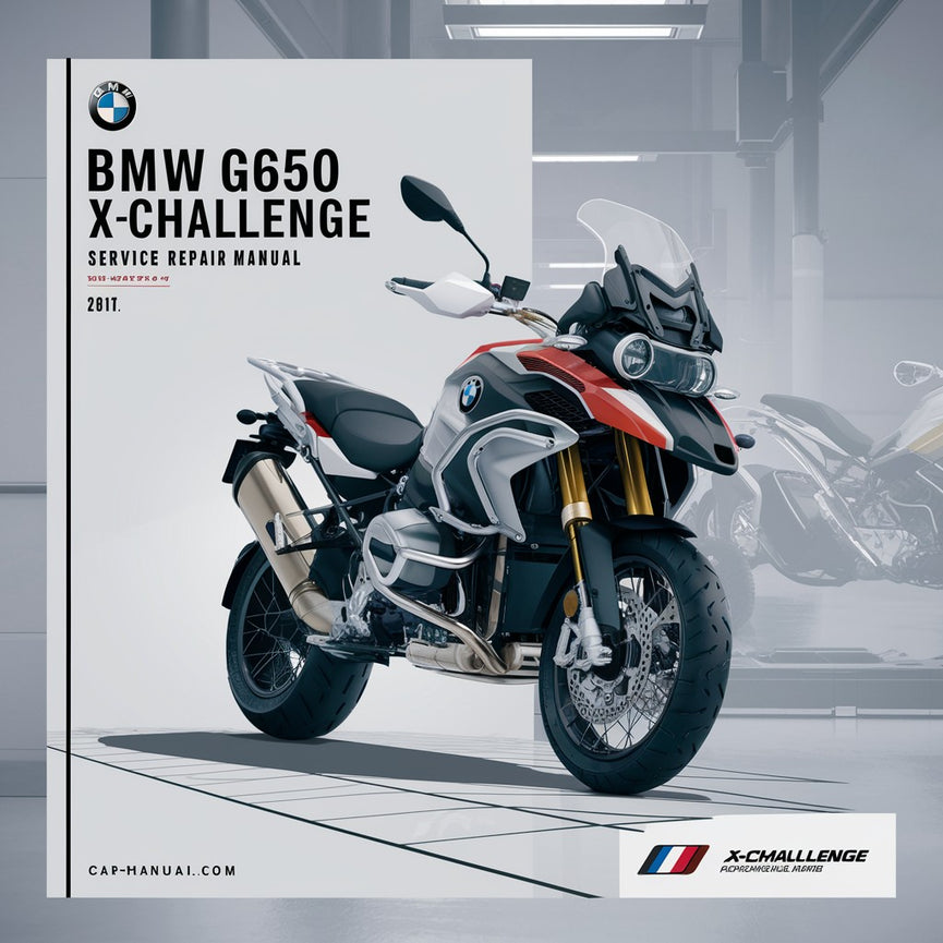 Manuel de réparation et d'entretien de la BMW G650 Xchallenge