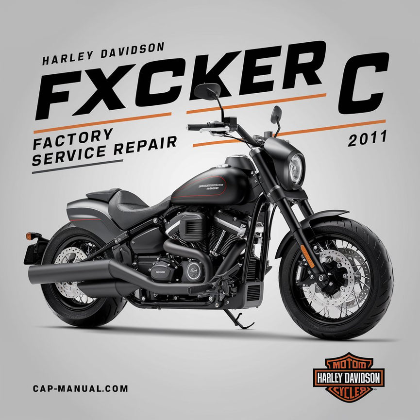 Manual de servicio de fábrica de Harley Davidson FXCWC Rocker C 2011