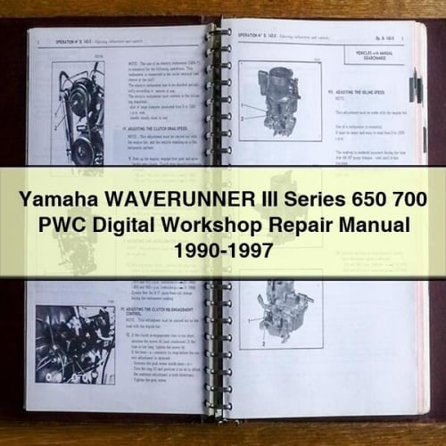 Yamaha WAVERUNNER III Series 650 700 PWC Digital Workshop Repair Manual 1990-1997 PDF Download