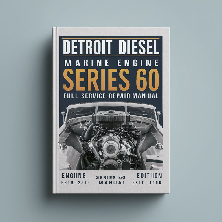 Detroit Diesel Marine Engine Series 60 Full Service Repair Manual