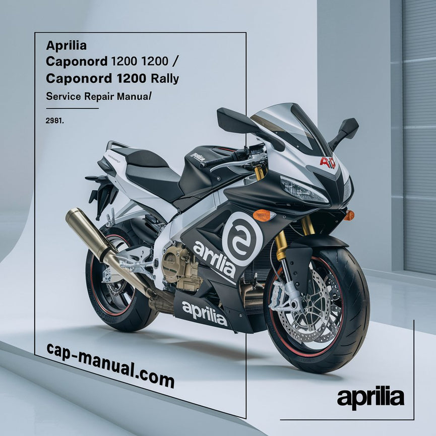 Manuel d'entretien APRILIA Caponord 1200/ Caponord 1200 Rally