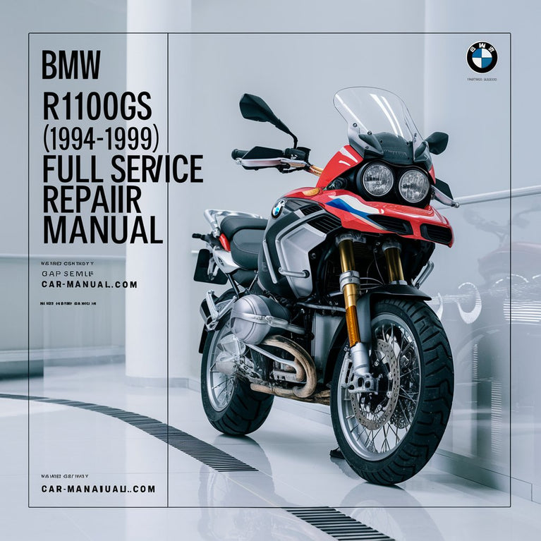 Manual de reparación y servicio completo de BMW R1100GS (1994-1999)