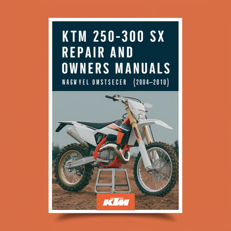 Manual de reparación y propietario de KTM 250-300 sx. Años 2004-2010