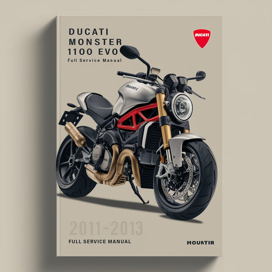 Manual de servicio completo de la DUCATI MONSTER 1100 EVO ABS 2011-2013