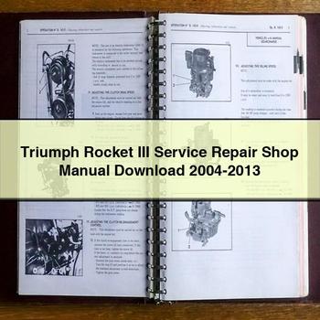 Triumph Rocket III Service Repair Shop Manual  2004-2013