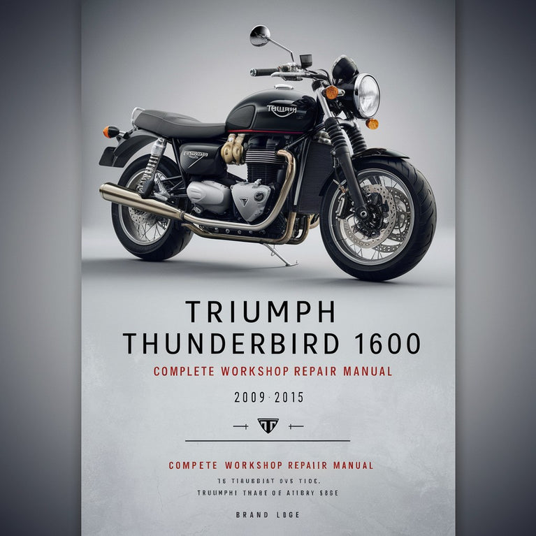 Manual de taller y reparación completo de la Triumph Thunderbird 1600 2009 2010 2011 2012 2013 2014 2015