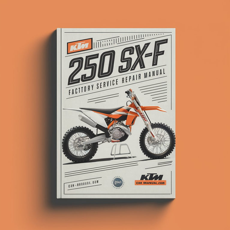 Manual de reparación y servicio de fábrica de la KTM 250 SX-F 2013