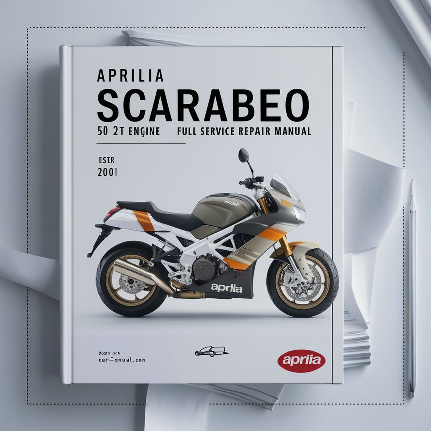 Manuel de réparation et d'entretien complet du moteur Aprilia Scarabeo 50 2T