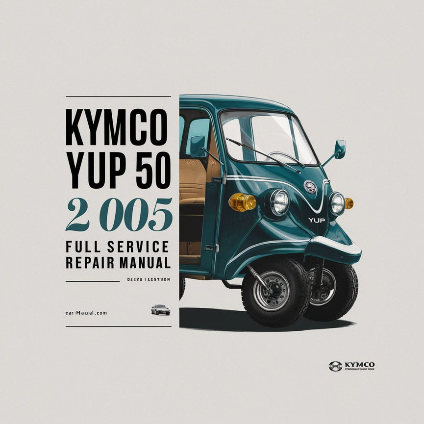 Manual de reparación y servicio completo de Kymco YUP 50 2005