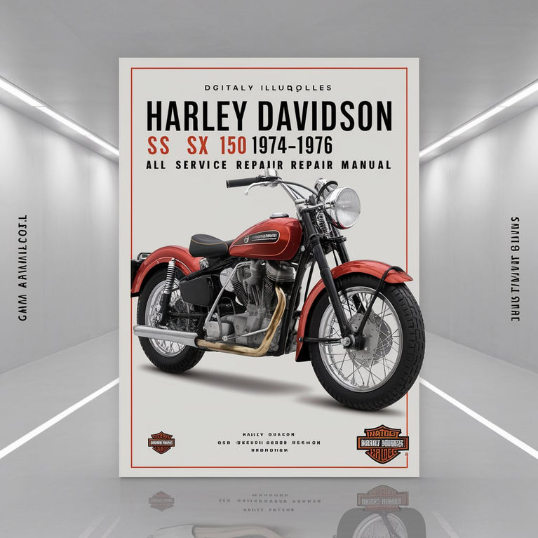 Manual de servicio y reparación de Harley Davidson SS SX 175 250 1974-1976