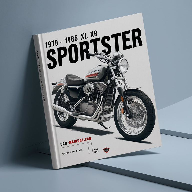 Manual de reparación de motocicletas Sportster HD XL XR 1979 1985 -