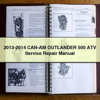 2013-2014 CAN-AM OUTLAndER 500 ATV Service Repair Manual