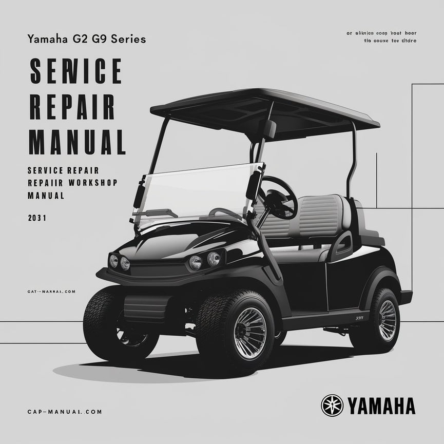 Yamaha G2 G9 Series Golf Cart Service Repair Workshop Manual