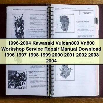 1996-2004 Kawasaki Vulcan800 Vn800 Workshop Service Repair Manual  1996 1997 1998 1999 2000 2001 2002 2003 2004