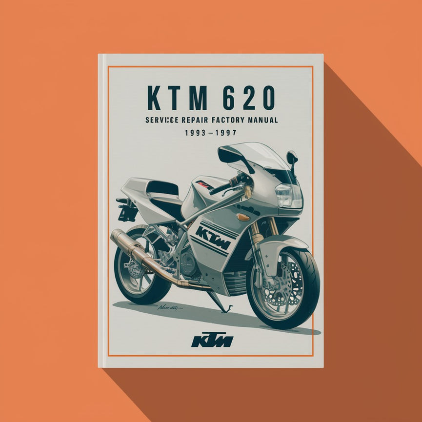 Manual de servicio y reparación de fábrica de KTM 620 1993-1997