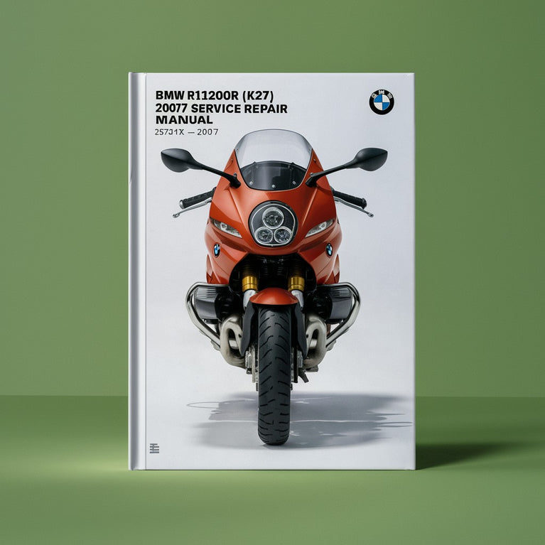 Manuel de réparation et d'entretien de la BMW R1200R (K27) 2007 - 2013