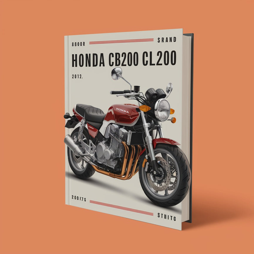 Manual de taller y reparación de Honda CB200 CL200 1974-1979 (1974 1975 1976 1977 1978 1979)