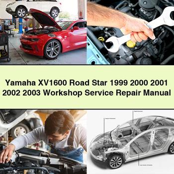 Manual de reparación y servicio del taller Yamaha XV1600 Road Star 1999 2000 2001 2002 2003