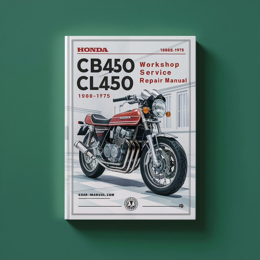 Manual de taller y servicio de la motocicleta HONDA CB450 CL450 1968-1975