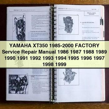 Yamaha XT350 1985-2000 Factory Service Repair Manual 1986 1987 1988 1989 1990 1991 1992 1993 1994 1995 1996 1997 1998 1999