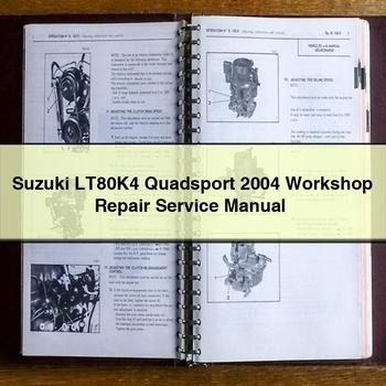 Manual de servicio y reparación del taller del cuatriciclo Suzuki LT80K4 2004