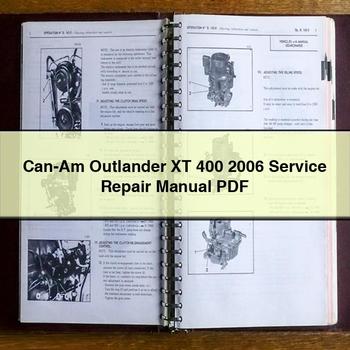 Can-Am Outlander XT 400 2006 Service Repair Manual