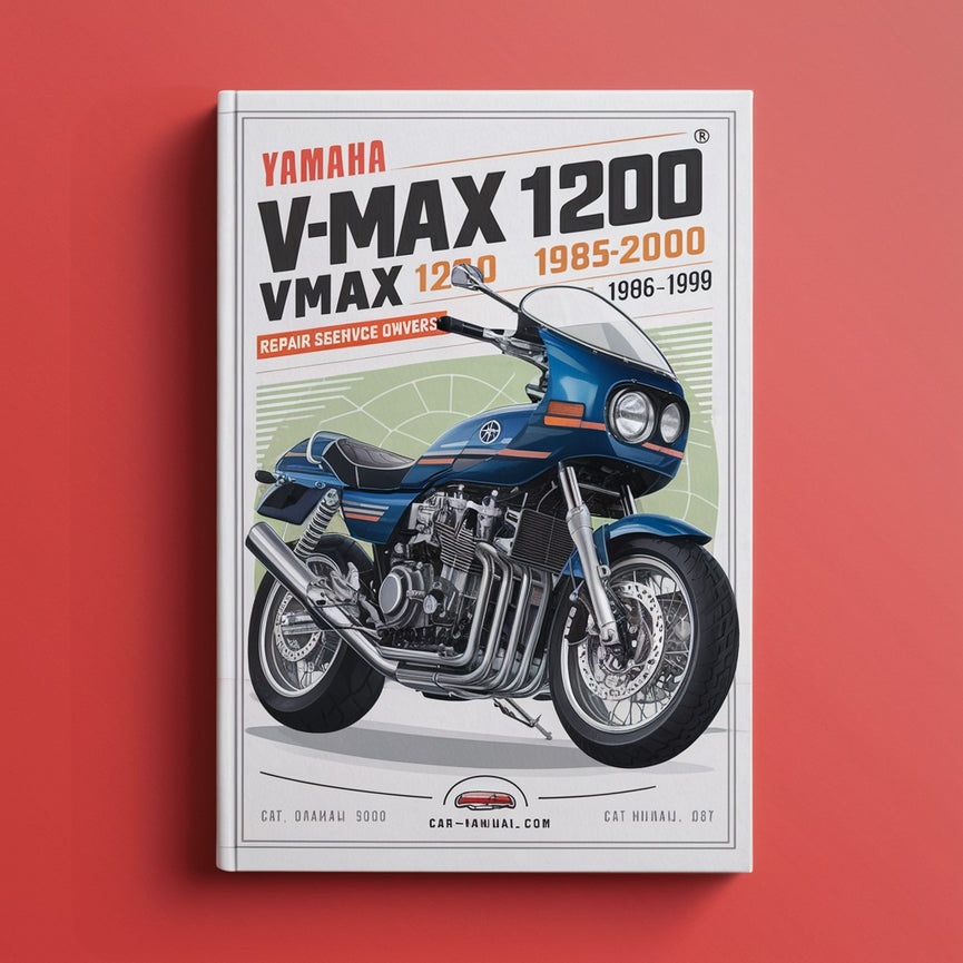 Yamaha V-MAX VMAX 1200 VMX12 1985-2000 Repair Service Owners Manual 1986 1987 1988 1989 1990 1991 1992 1993 1994 1995 1996 1997 1998 1999