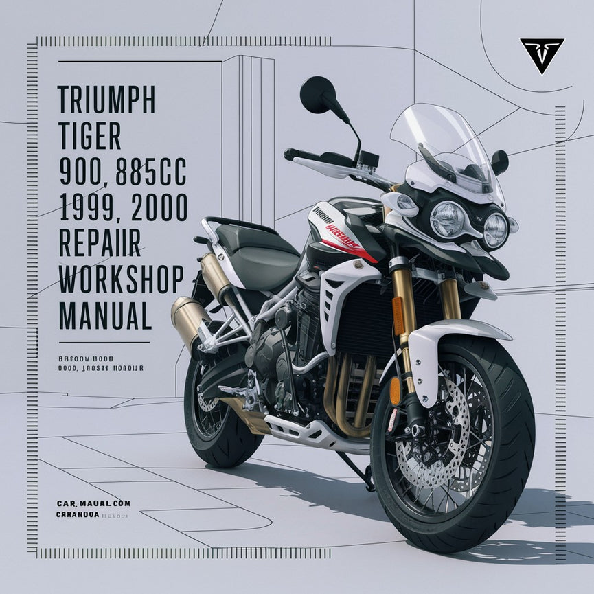 Manual de taller y reparación de la Triumph Tiger 900 885cc 1999 2000