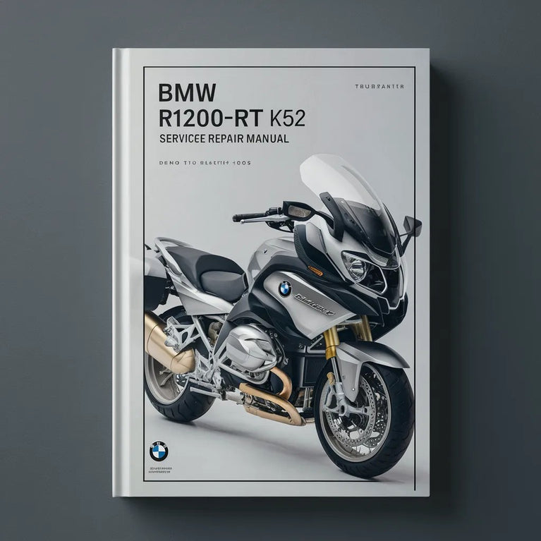 BMW R1200RT K52 2014 Service Repair Manual