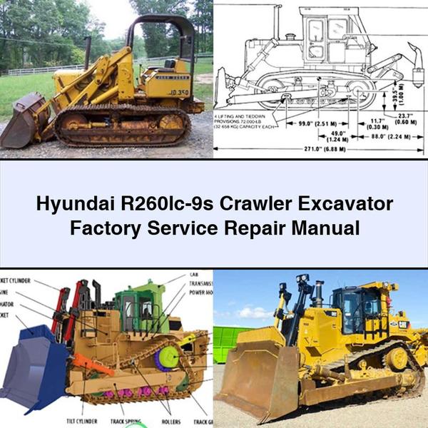 Hyundai R260lc-9s Crawler Excavator Factory Service Repair Manual