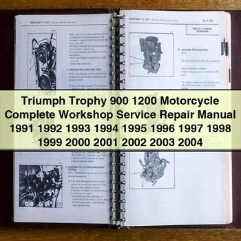 Triumph Trophy 900 1200 Motorcycle Complete Workshop Service Repair Manual 1991 1992 1993 1994 1995 1996 1997 1998 1999 2000 2001 2002 2003 2004