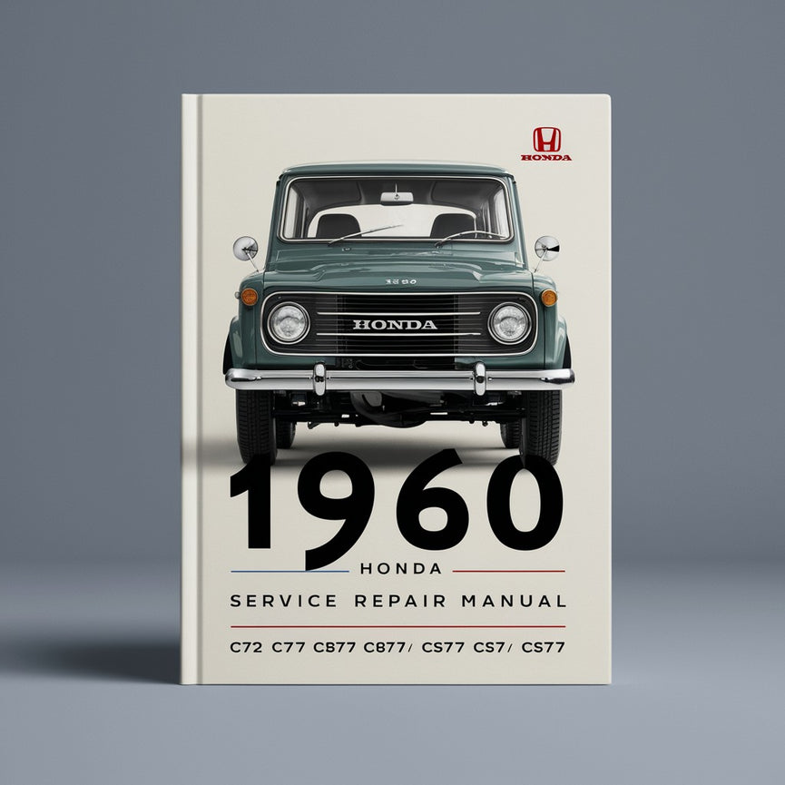 C72 C77 CB72 CB77 CS72 CS77 1960 HONDA Service Repair Manual