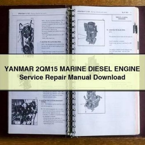 YANMAR 2QM15 Marine DIESEL Engine Service Repair Manual Download PDF