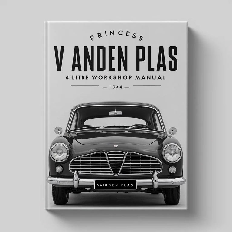 Princess Vanden Plas 4 Litre Workshop Manual