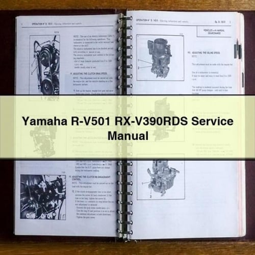 Yamaha R-V501 RX-V390RDS Service Manual PDF Download