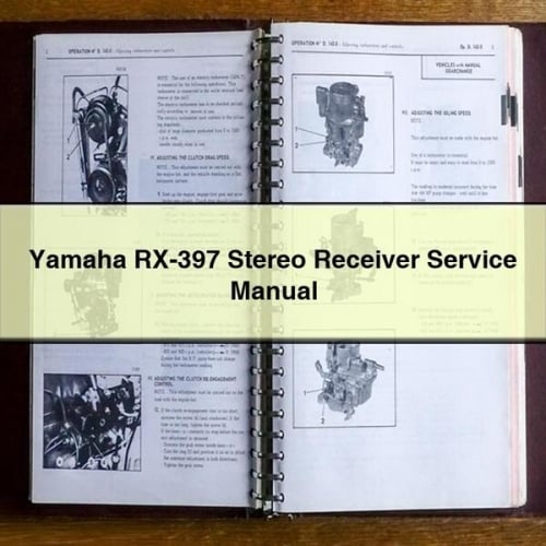 Yamaha RX-397 Stereo Receiver Service Manual PDF Download