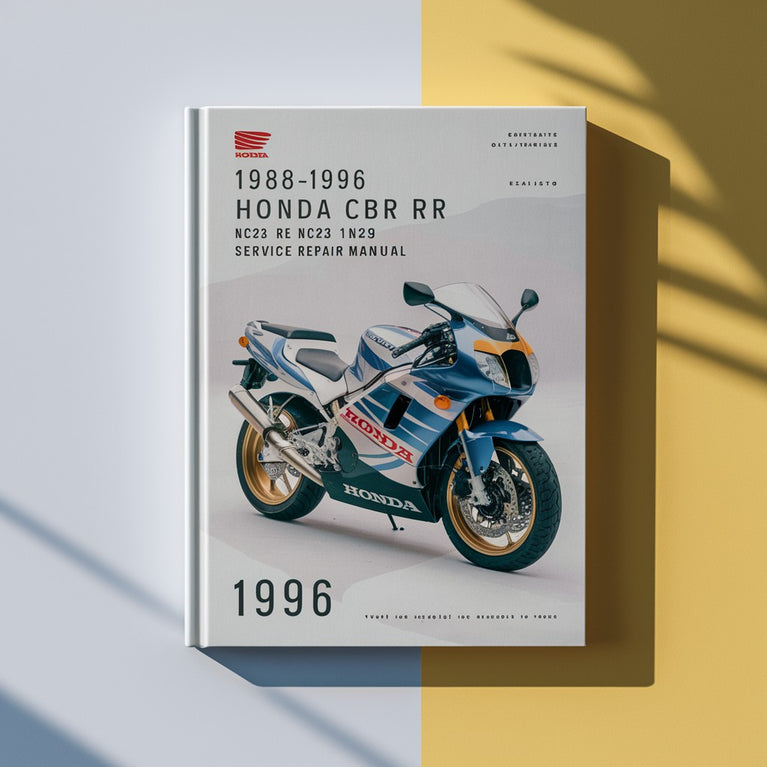 Manual de servicio y reparación de Honda CBR 400 RR NC23 NC29 1988-1996