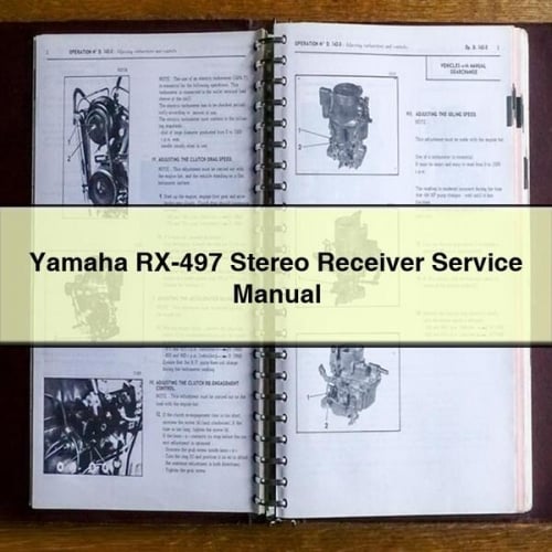 Yamaha RX-497 Stereo Receiver Service Manual PDF Download