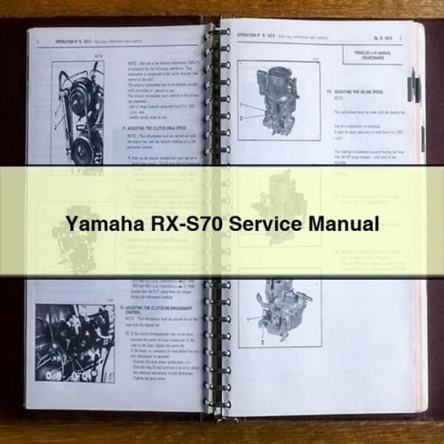 Manuel de réparation et d'entretien du Yamaha RX-S70