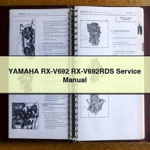 Yamaha RX-V692 RX-V692RDS Service Manual PDF Download