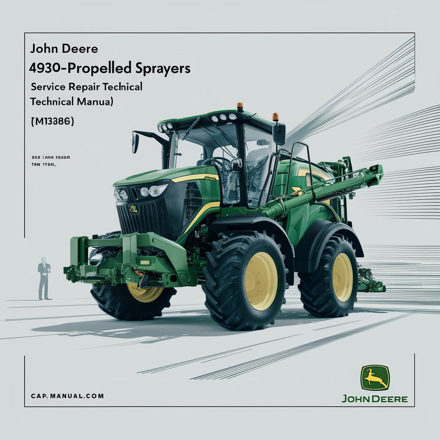 Manuel technique de réparation et d'entretien des pulvérisateurs automoteurs John Deere 4930 (TM1386)