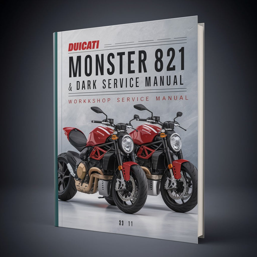 Manual de taller y servicio de la DUCATI MONSTER 821 y DARK BIKE