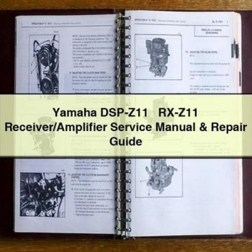 Yamaha DSP-Z11 + RX-Z11 Receiver/Amplifier Service Manual & Repair Guide PDF Download