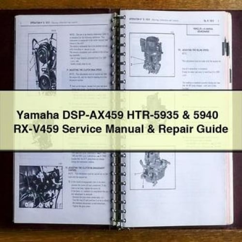 Yamaha DSP-AX459 HTR-5935 & 5940 + RX-V459 Service Manual & Repair Guide PDF Download