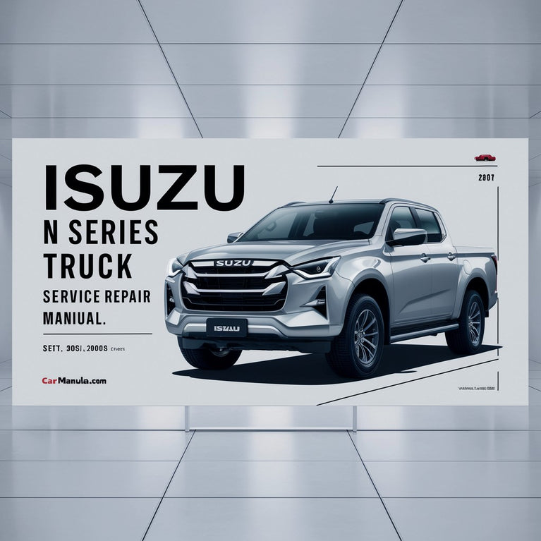 Manuel de réparation et d'entretien des camions Isuzu série N