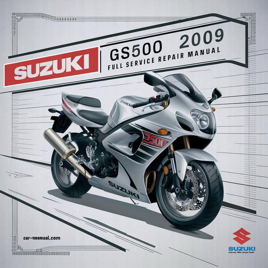 Manuel de réparation complet Suzuki GS500 2009