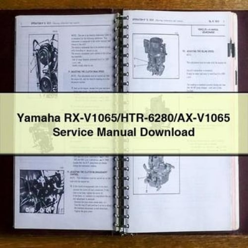 Manuel de réparation et d'entretien des modèles Yamaha RX-V1065/HTR-6280/AX-V1065